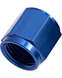 Aeroflow Male NPT Taper Swivel 45Â° Hose End 1/4" to 8AN Blue/Red AF828-08-04 