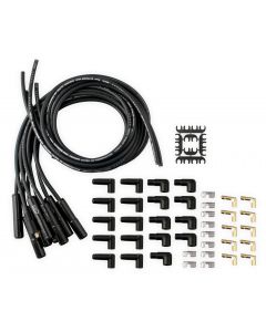 ACCEL 9001CK - Spark Plug Wire Set - Universal - 90 Deg Black